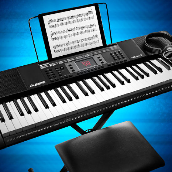 ALESIS TALENT 61 – НОВАЯ 61-клавишная портативная клавиатура со встроенными динамиками